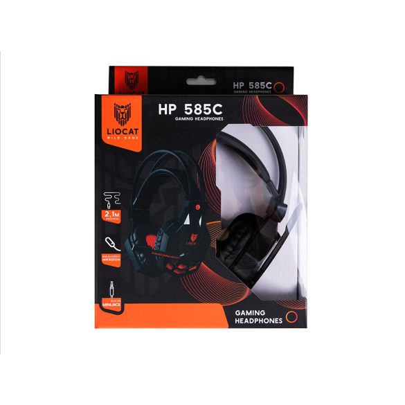 Liocat 585C gaming fejhallgató - fekete