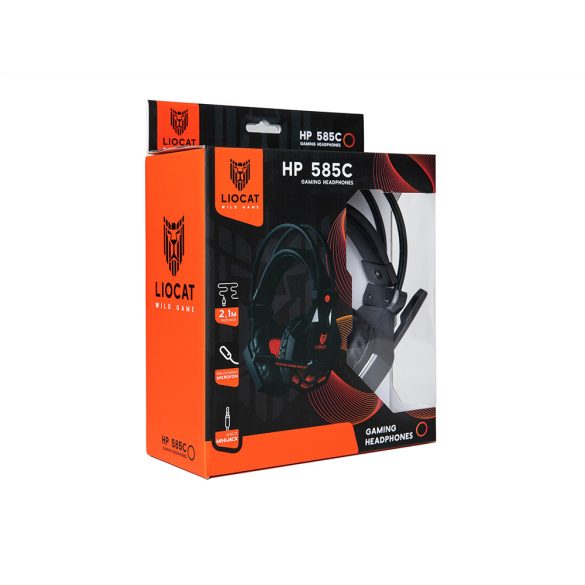 Liocat 585C gaming fejhallgató - fekete