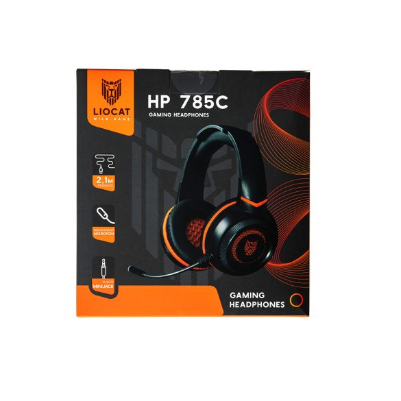 Liocat HP 785C gaming fejhallgató - fekete