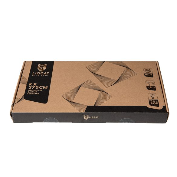 Liocat KX 375 CM gaming billentyűzet mechanikus QWERTY fekete