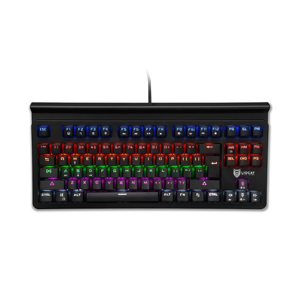 Liocat KX 365+ C gaming billentyűzet mechanikus QWERTY outemu kék fekete