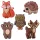 Matrica 3D Forest 5 db-os készlet