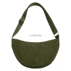 Univerzális táska kordbársony Moon bag zöld