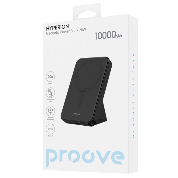 Proove Hyperion powerbank 20W 10000mAh - fekete