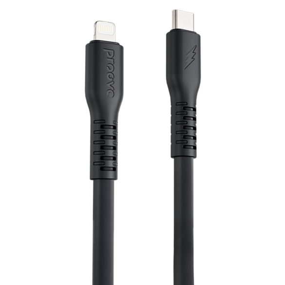 Proove Eternal Type-C - Lightning kábel 3A 2m - fekete