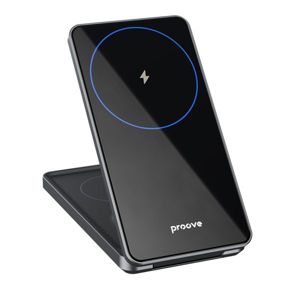 Proove Metal Edge 3 az 1-ben vezeték nélküli töltő - szürke