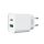 XO CE02A hálózati töltő 1xUSB-A és 1xUSB-C csatlakozással + USB-C - USB-C kábellel PD QC3.0 20W - fehér XO CE02A hálózati töltő 1xUSB-A és 1xUSB-C csatlakozással + USB-C - USB-C kábellel PD QC3.0 20W - fehér
