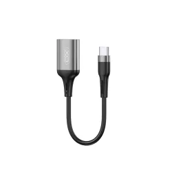 XO NB201 USB-A - USB-C adapter - fekete