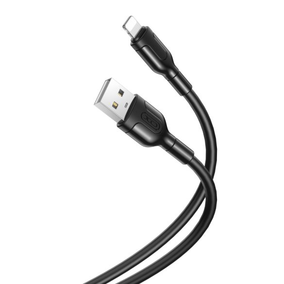 XO NB212 USB-A - Lightning kábel 2.1A 1m - fekete