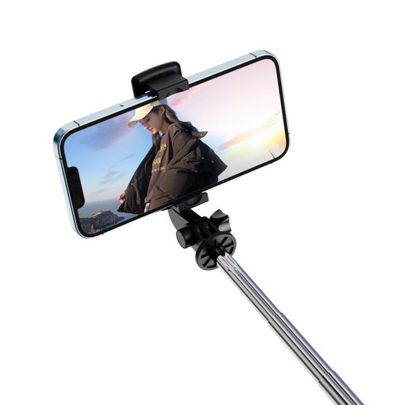 XO SS09 szelfi bot Bluetooth állvány 64cm - fekete
