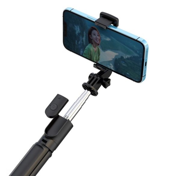 XO SS09 szelfi bot Bluetooth állvány 64cm - fekete