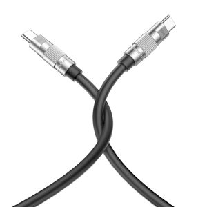 XO NB-Q228B Type-C - Type-C kábel 60W 1.2m - fekete