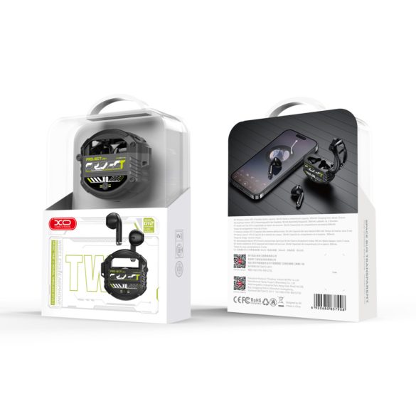 XO G12 Bluetooth fülhallgató TWS - fekete
