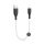 XO NB247 USB-A - microUSB kábel 0.25m 6A - fehér XO NB247 USB-A - microUSB kábel 0.25m 6A - fehér