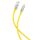 XO NB251 USB-A - Type-C kábel 6A 1m - sárga
