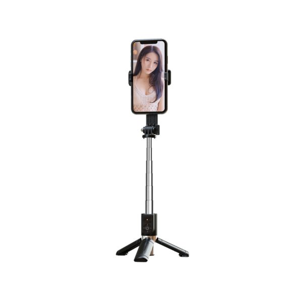 XO SS10 szelfi bot Bluetooth állvány 80cm - fekete