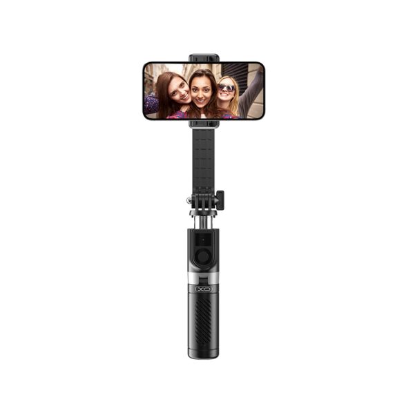 XO SS10 szelfi bot Bluetooth állvány 80cm - fekete