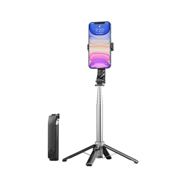 XO SS11 szelfi bot Bluetooth állvány 100cm - fekete