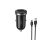 XO CC56 autós töltő 1x USB-A 1x USB-C + USB-A - USB-C kábel PD QC 30W - fekete XO CC56 autós töltő 1x USB-A 1x USB-C + USB-A - USB-C kábel PD QC 30W - fekete