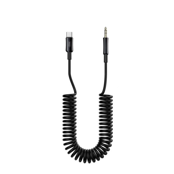 XO NB-R255B audiokábel USB-C - 3.5mm jack 1,0m - fekete