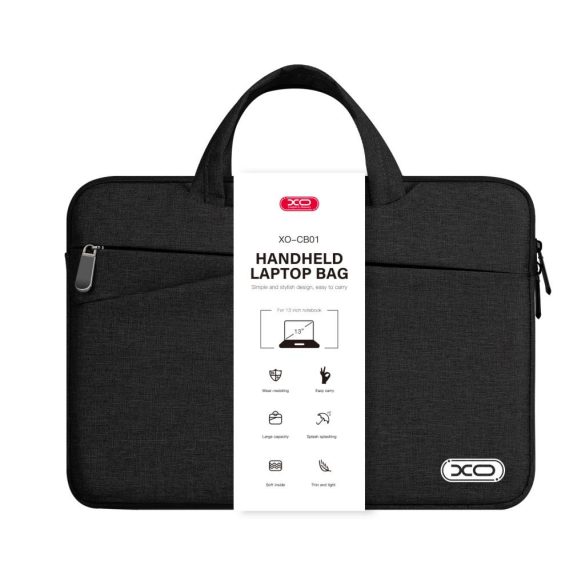 XO CB01 Laptop táska 13" fekete