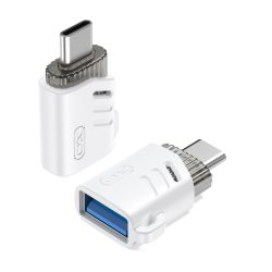 XO NB256B USB-A - USB-C adapter - fehér