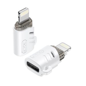 XO NB256E USB-C - Lightning adapter - fehér