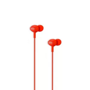 XO S6 vezetékes fülhallgató 3,5mm jack - piros