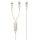 XO NB-Q262 Type-C - Lightning/Type-C kábel 60W PD 1.2m - bézs XO NB-Q262 Type-C - Lightning/Type-C kábel 60W PD 1.2m - bézs
