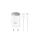 XO CE20 hálózati töltő 1xUSB-C csatlakozással + USB-C - Lightning kábellel PD 30W - fehér XO CE20 hálózati töltő 1xUSB-C csatlakozással + USB-C - Lightning kábellel PD 30W - fehér