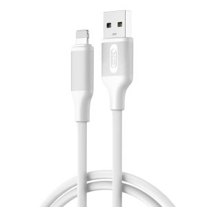 XO NB265 USB-A - Lightning kábel 2.4A 1m - fehér
