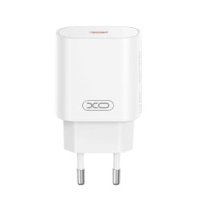XO CE25 hálózati töltő 1xUSB-C csatlakozással PD 25W - fehér