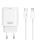 XO CE25 hálózati töltő 1xUSB-C csatlakozással + USB-C - Lightning kábellel PD 25W - fehér XO CE25 hálózati töltő 1xUSB-C csatlakozással + USB-C - Lightning kábellel PD 25W - fehér