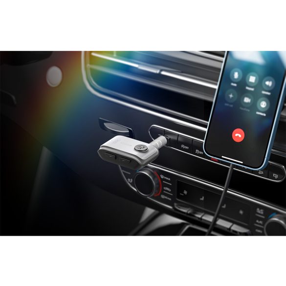 XO BCC15 FM transzmitterek Bluetooth mp3 jack 3,5 mm - fekete