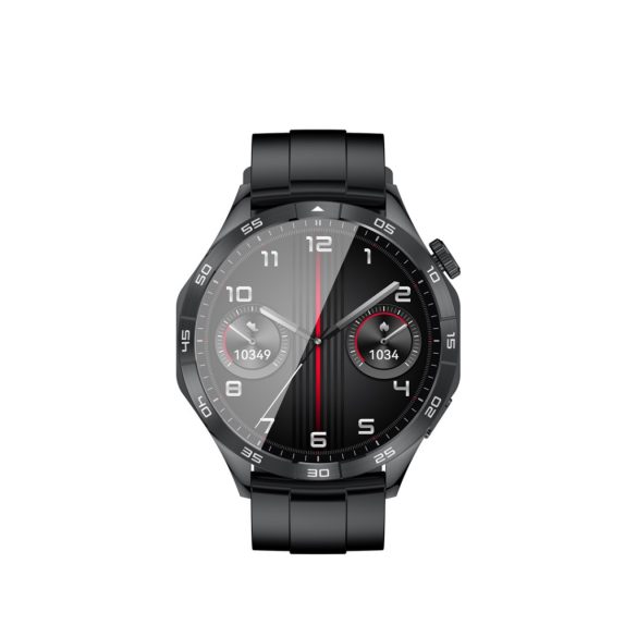 XO Watch 4 okosóra Amoled fekete