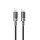 XO NB-Q282B Type-C - Lightning kábel 27W PD 1m - fekete XO NB-Q282B Type-C - Lightning kábel 27W PD 1m - fekete