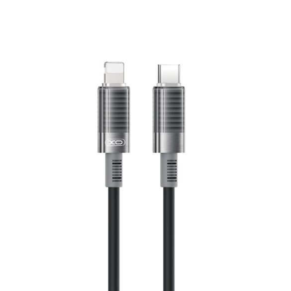 XO NB-Q282B Type-C - Lightning kábel 27W PD 1m - fekete