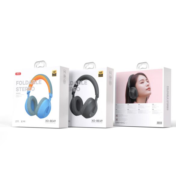 XO BE49 Bluetooth fejhallgató - kék