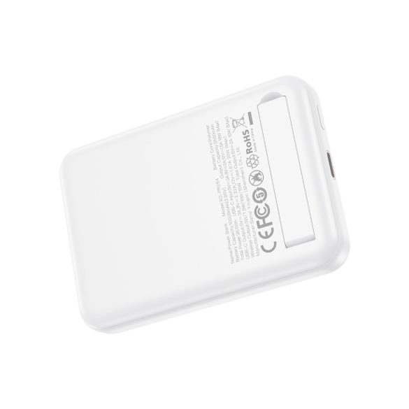 XO PR264 mágneses powerbank 20W 10000mAh - fehér