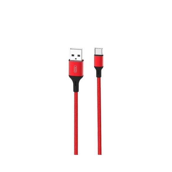 XO NB143 USB-A - Type-C kábel 2.4A 1m - piros