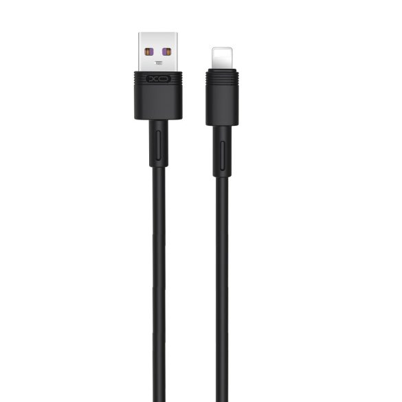 XO NB-Q166 USB-A - Lightning kábel 5A 1m - fekete
