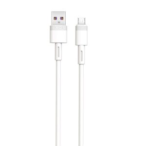 XO NB-Q166 USB-A - microUSB kábel 1m 5A - fehér