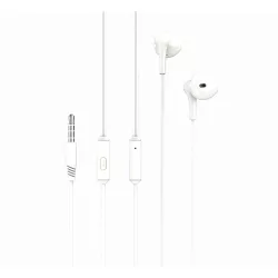 XO EP39 vezetékes fülhallgató 3,5mm jack - fehér