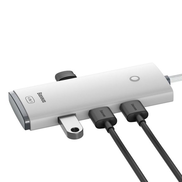Baseus Lite Series USB Hub USB-C - 4xUSB-A 2m - fehér