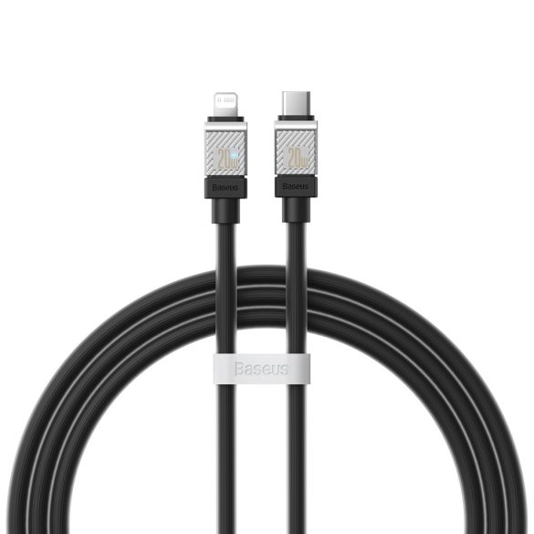 Baseus CoolPlay Type-C - Lightning kábel 20W 1m - fekete