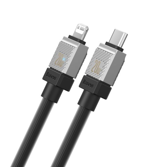 Baseus CoolPlay Type-C - Lightning kábel 20W 1m - fekete