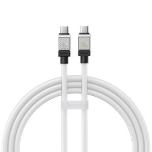 Baseus CoolPlay Type-C - Type-C kábel 100W 1m - fehér