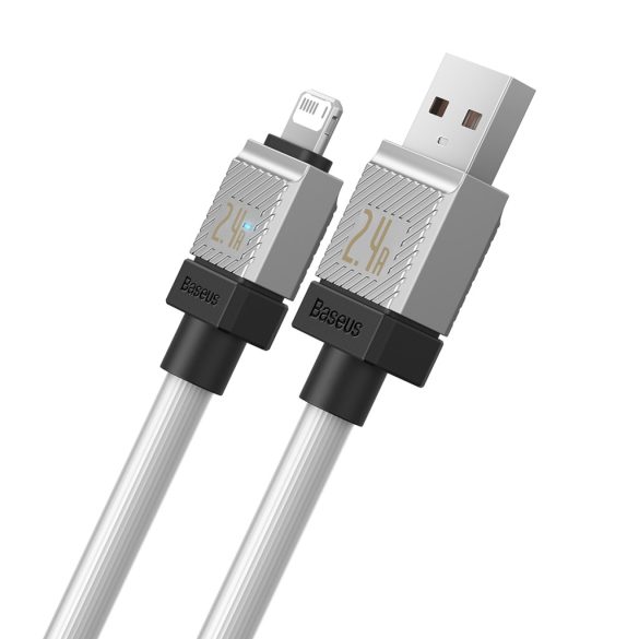 Baseus CoolPlay USB-A - Lightning kábel 2.4A 2m - fehér
