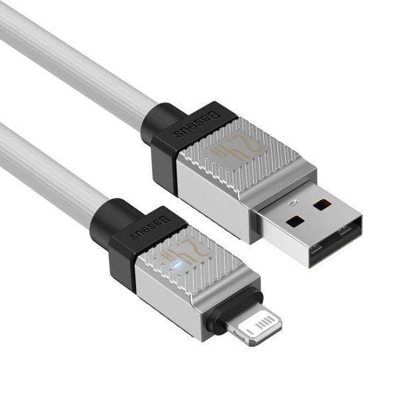 Baseus CoolPlay USB-A - Lightning kábel 2.4A 2m - fehér