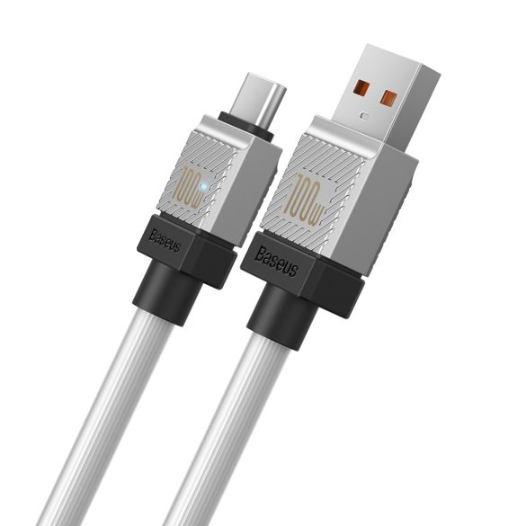 Baseus CoolPlay USB-A - Type-C kábel 100W 1m - fehér